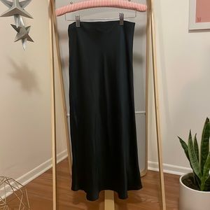 Madewell satin skirt
